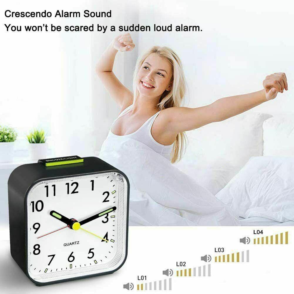 1PC Bedroom Alarm Clock Small Alarm Clock Silent Alarm