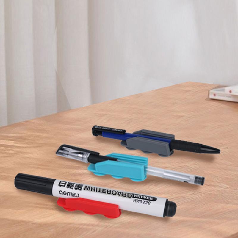 Clipboard Pen Holder Silicone Car Pen Holder Portable Pencil Holder Durable Pen Organizer For Home Desk School