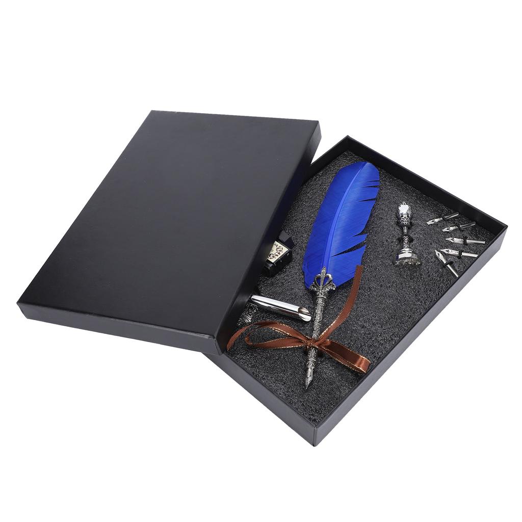 Набор гусиных ручек для письма, штамп для учеников и учителей, старинная каллиграфия, винтажный подарок