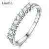 Классическое кольцо Lindon из медного сплава с цирконием, женские ювелирные изделия, свадебный подарок для вечеринки