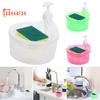 1000ML Convenient Soap Dispenser with Sponge Holder, No Waste, Prevents Dripping, Large Capacity, Home Supplies
