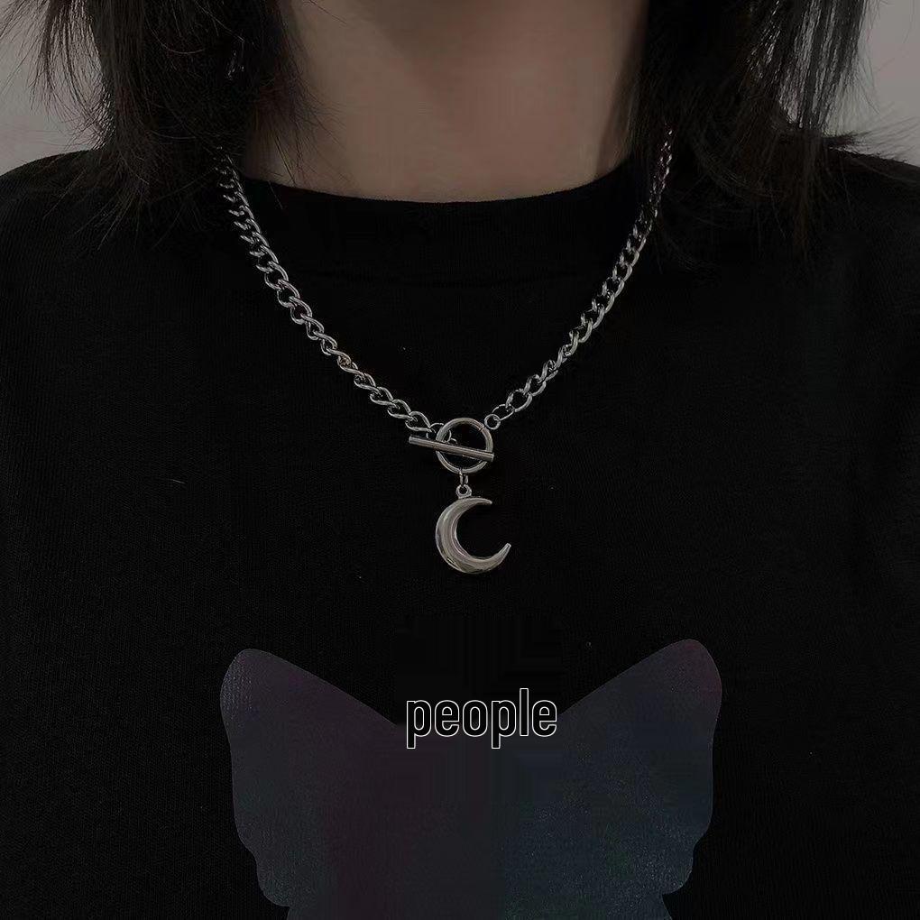 Корейское трендовое многослойное колье-бабочка на ключицу для женщин - нишевый хип-хоп стиль