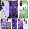 Чехол с цветком лавандового цвета для Xiaomi Redmi Note 11 10 9 8 Pro Note 11S 10S 9S 8T K50 K40 9A 9C 10A 10C