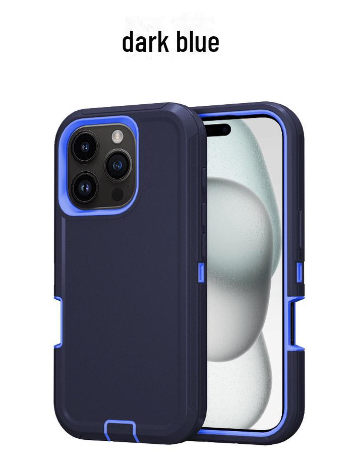 Чехол для телефона Apple 16 Pro Max Three-Proof Solid Color Anti Fall