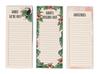 Pack of 3 Magnetic Fridge To-Do List Notepads- Magnetic Memo Pads For Refrigerator- (50 Sheets