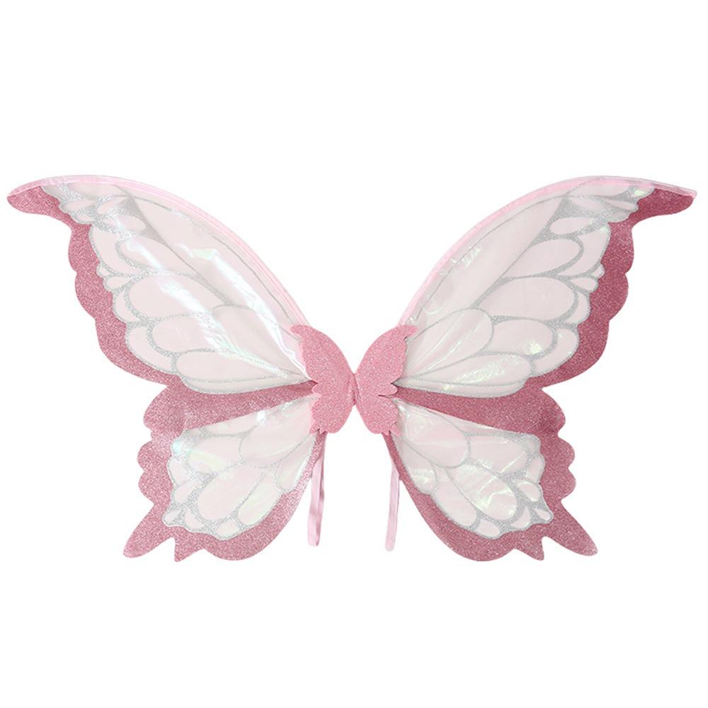 Adults Kids Girls Angel Wings Two-Color Halloween Costume Accessories Butterfly Costume Wings