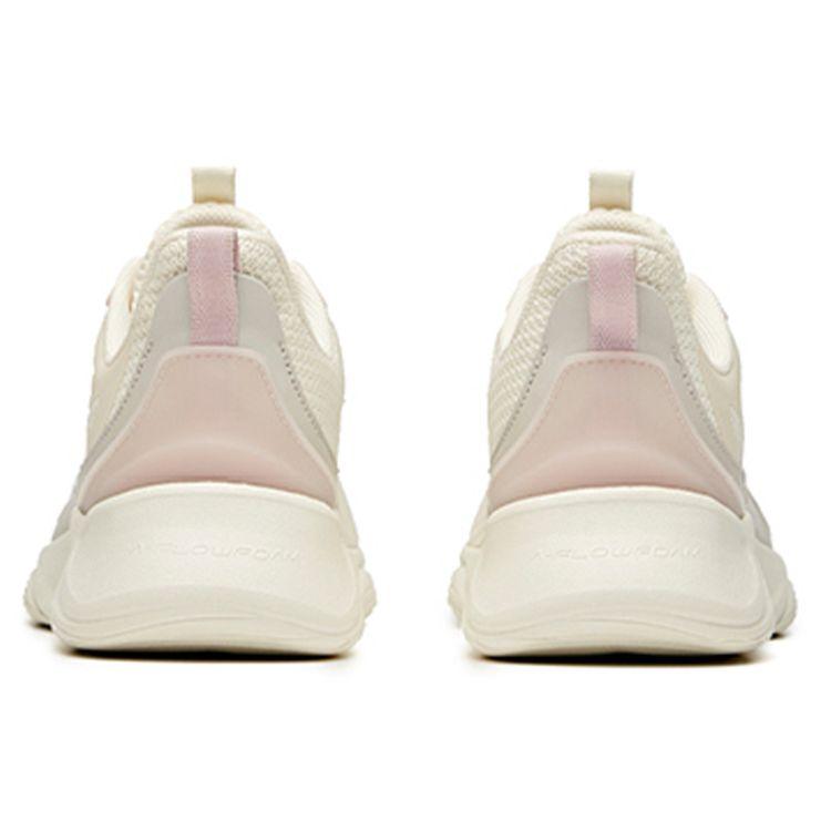 Anta Дышащая сетка прочные низкие кроссовки женские кроссовки светло-бежевые 922035562-4