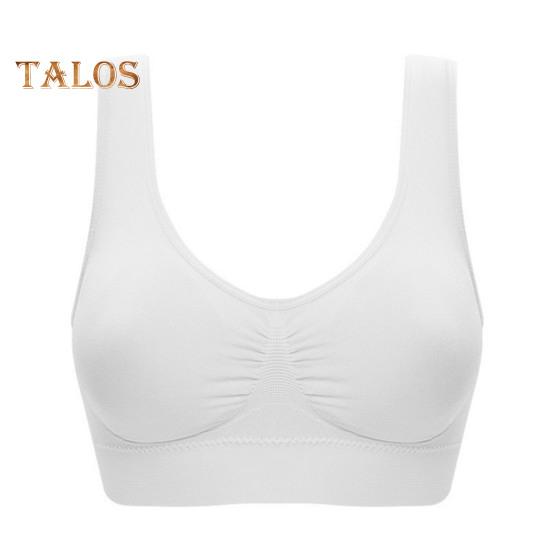 Бесшовные спортивные бюстгальтеры для женщин, большой размер, беспроводной бюстгальтер, майка со съемными подушечками, эластичный бюстгальтер для йоги