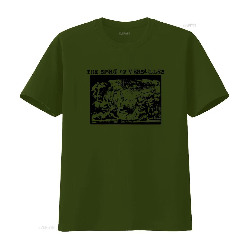 The Spirit Of Versailles T Shirt Heavy Cotton Comfortable Fit Emo Screamo Hardcore Style Vintage Homme Casual