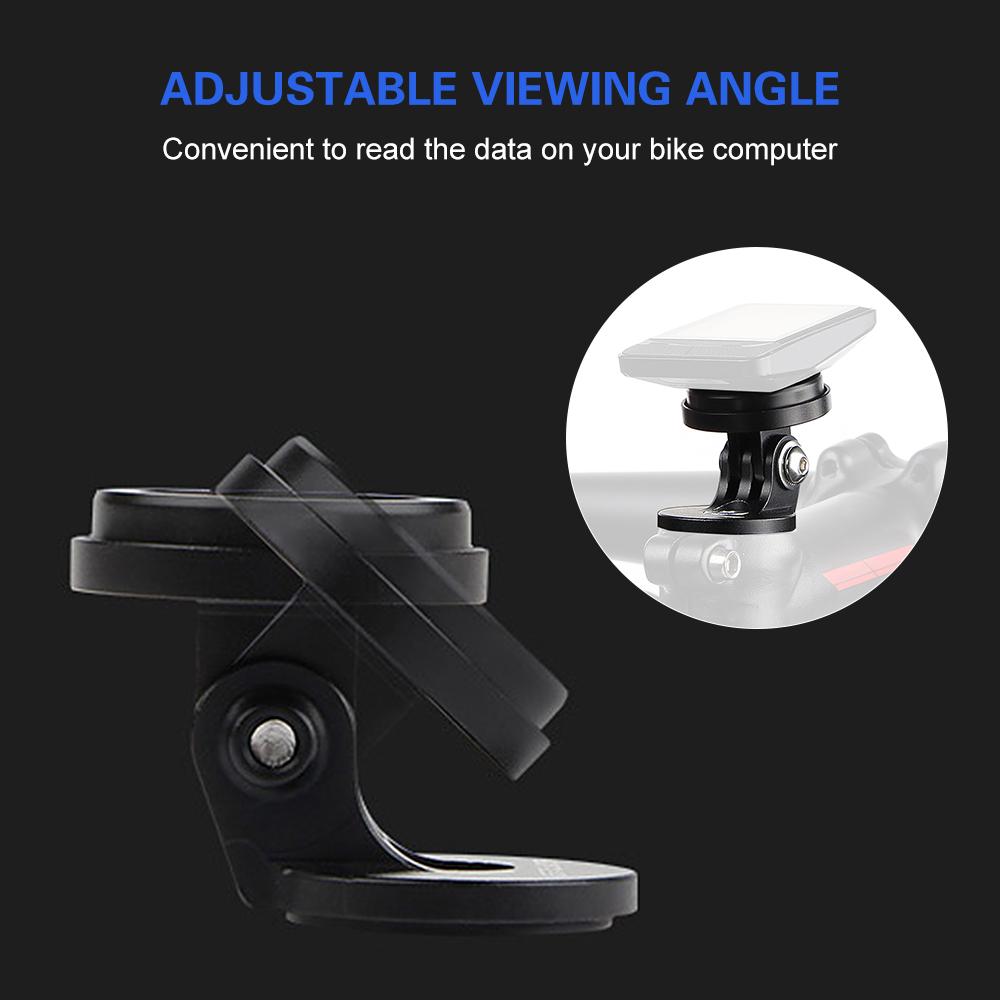 Регулируемый держатель на верхнюю крышку выноса велосипеда с 4 адаптерами для Garmin, Bryton, Cateye,