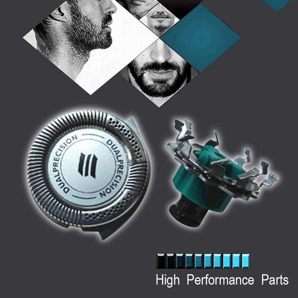 Сменные лезвия для бритв, 3 шт., совместимые с Philips RQ11 Dual Precision
