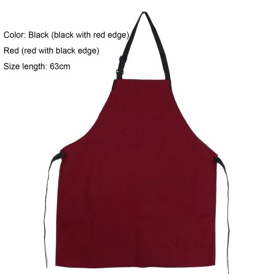 Фартук с карманом Водонепроницаемая хлопковая смесь Домашний Унисекс Фартук для кухни