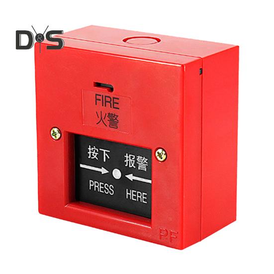 Manual Call Point Alarm Strike Type Electric Bell 100dB Loud Volume Design Easy Installation Compact Internal Strike Alarm Bell