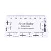 String Action Gauge Ruler Guitar Bass Plastic Luthier Height Measuring Set Up Tool