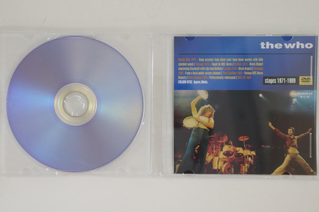 DVD WHO - Stages 1971 1989 NONE NOT ON LABEL Unknown Rock Used