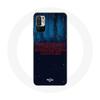 Case for Xiaomi Redmi Note 10T 5G Stranger Things Logo Blue Background from Season 2