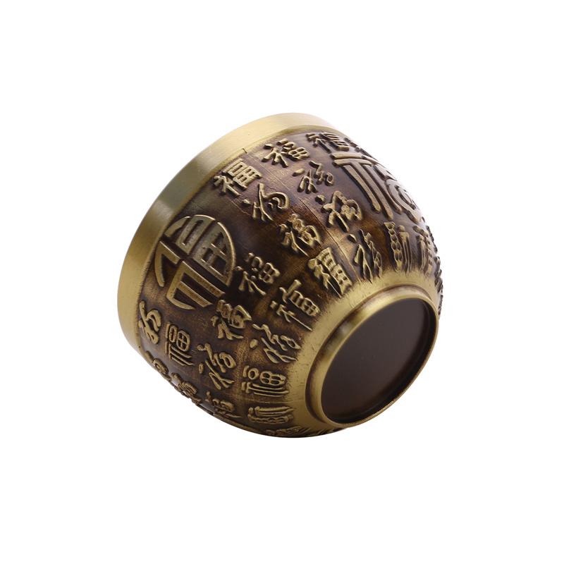Латунная банка, приглашение для богатства, настольный маленький орнамент, украшение для исследования, подарок, аксессуары для дома