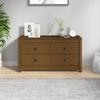821777 vidaXL Sideboard Honey Brown 100x40x54 Cm Solid Pine Wood