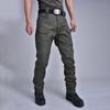 Men's Spring Summer Autumn Plus Size Tactical Pants Outdoor Multi-Pocket Wear Resistant Casual Training Pants