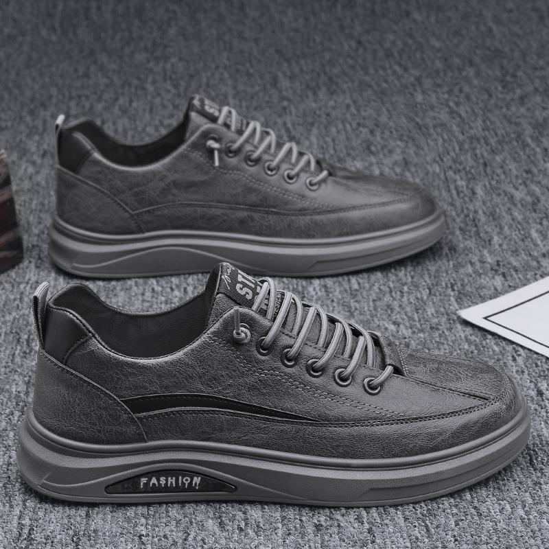 Autumn Men's Shoes New Breathable Tooling Shoes Men's Trend Versatile Martin Boots Men's Platform Casual Board Shoes