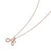 Подарок из Нью-Йорка Ожерелье с буквой H Alphabet 18K розовое золото обработанное серебро 925 пробы металл гипоаллергенный женский женский
