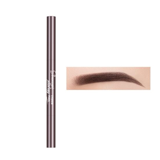 Прочный треугольный карандаш для бровей 0,3 г, долговечный инструмент от молочницы, натуральный 3D двусторонний карандаш для бровей для новичков