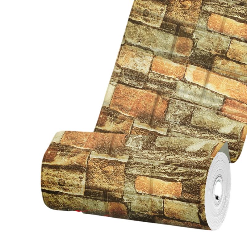 3D обои, украшения, самоклеящиеся, античные, пенопластовые, кирпичные обои, гостиная, спальня, водонепроницаемые, 3D наклейки на стену