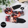 Ethnic Style Widened Wooden Guitar Shoulder Straps - Electric Guitar Polyester Printed Straps