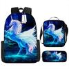 Kindergarten Children's School Bag Unicorn Primary School Bag Small Class Large Class Boys and Girls Reduce the Burden of Backpack