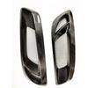 For Hyundai Genesis Coupe 2008-2012 Carbon Fiber Front Bumper Side Air Vent Intake Frame Grill Fog Light Lamp Cover Hood Grille