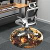 1PC The-Hobbit Office Round Rug, Non-slip, Soft and Durable Office Rug for Interior Decoration, Perfect for Office yy250915030