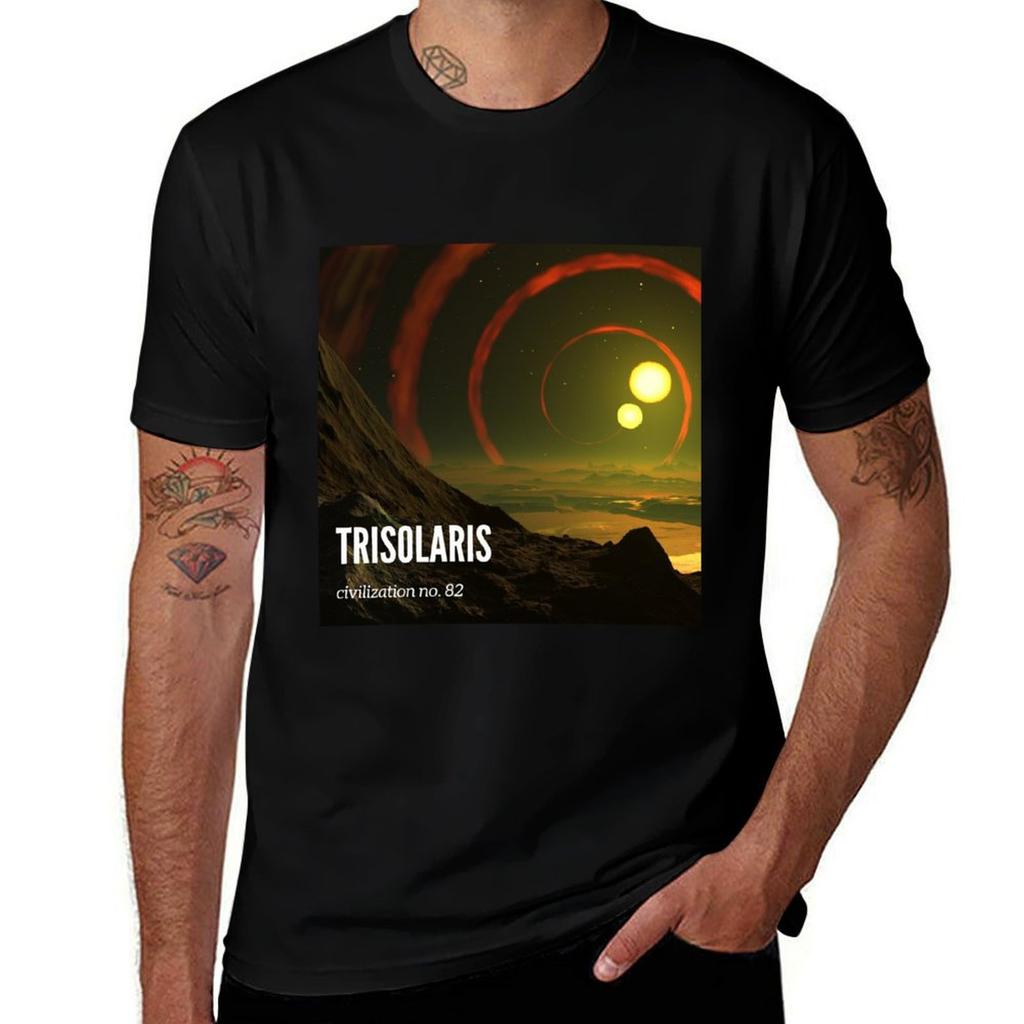 Trisolaris Civilization No 82 Tshirt Comfortable Basic Crew Neck Tee