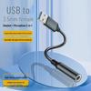 USB To 3.5mm Audio Headphone Adapter Cable
