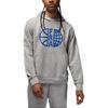 Jordan France Practice Loose Fit Hooded Long Sleeve Pullover Sweatshirt Men Sweatshirt Dark-Gray Old-Royal FQ0419-063
