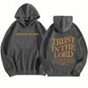 Trust in The Lord Hoodie Christian Jesus Bible Verse Hoodie Religious Faith Hoodie Harajuku Hip Hop Pullover Tops Sweatshirt
