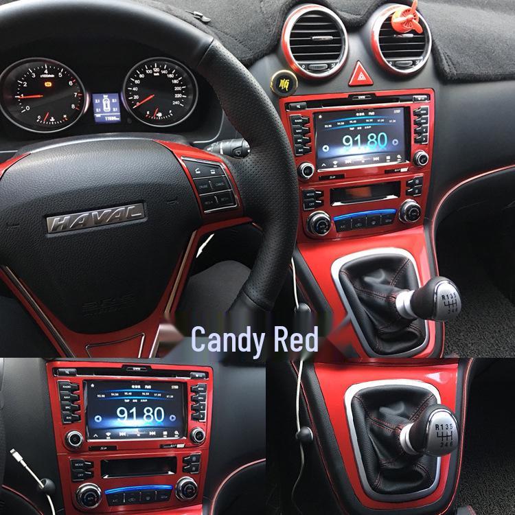 Декоративная пленка из углеродного волокна для консоли переключения передач Haval H6