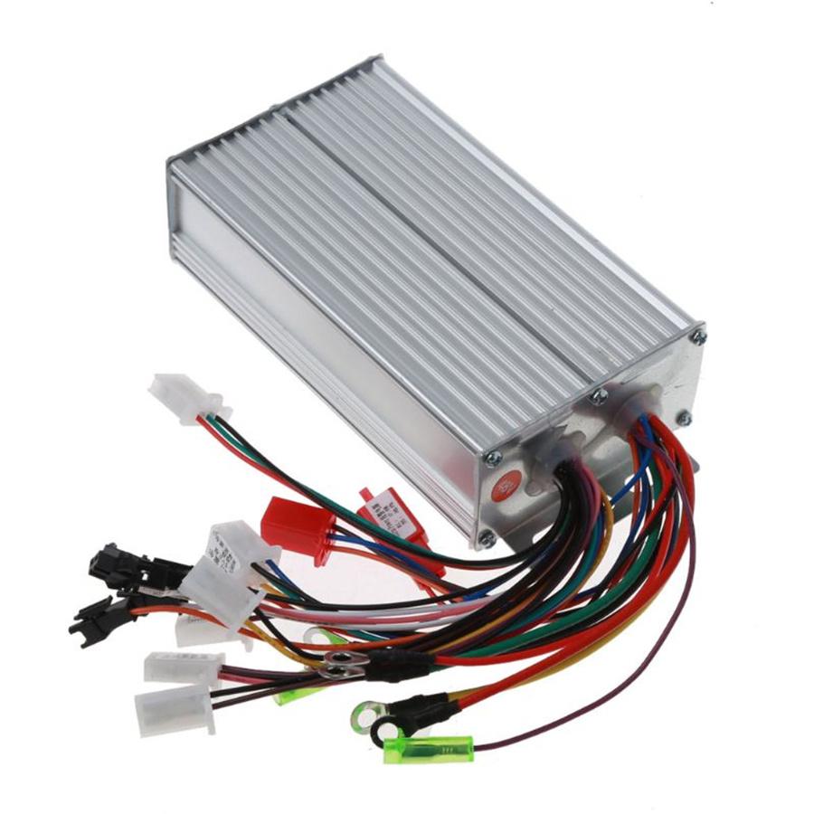 36V-48V 500W 12Pipe Wire Brushless Motor Controller for Electric Bike Tricycle Bicycle E-bike Scooter Dual Mode Sensor