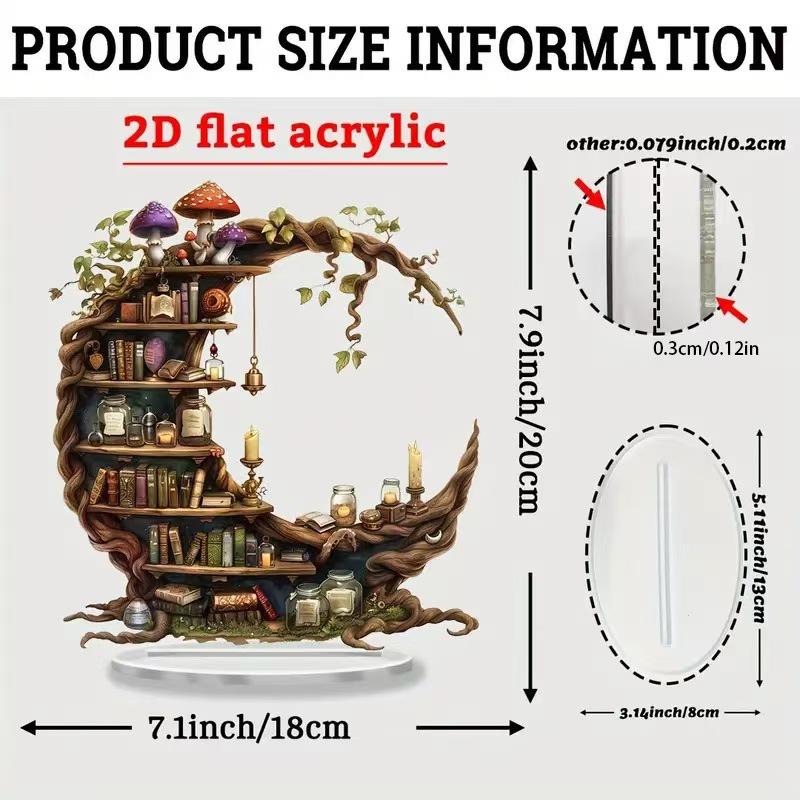Акриловое украшение для столешницы мечети на праздник Ид - графический дизайн 2D - для дома и витрин, идеальный подарок на Рамадан и Пасху.