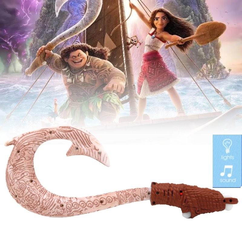 Fish Maui Moana Hook Sound Lighting Weapon Children Toy Gift Prop Performance