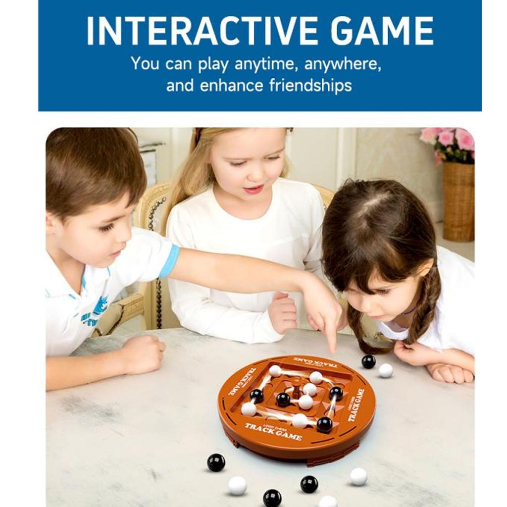 Track Logic Board Game Reliable Thinking Development Easy To Play Educational Track Logic Chess Toy for Children Adults