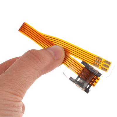 1 шт. удлинительный кабель для SIM-карты 2Ff Sim стандартный обратный удлинительный шнур для мобильного телефона удлинительный шнур