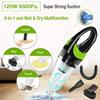 6500pa Strong Power Car Vacuum Cleaner 120W Cordless Wet and Dry Dual Use Auto Portable Vacuums Cleaner Office DC 12V