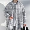 Весна и осень Мужская новая уличная модная куртка Yuppy Handsome Houndstooth