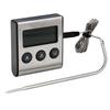 Digital Kitchen Thermometer with Wired Probe, and Temperature Reader with Stand, Instant Reading, Oven / BBQ Thermometer