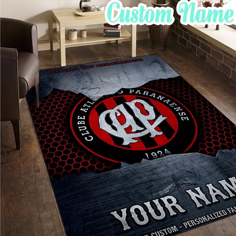 Custom Name Athletico Paranaens  Rug, Office Rug, Chair Rug, Carpet for Living Rooms, Doormat Game Rug Home Decor Christmas Gifts
