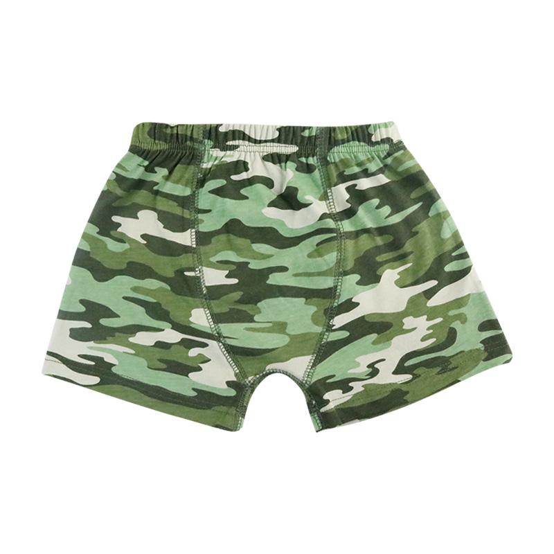 Детские камуфляжные трусы для маленьких мальчиков, трусы-боксеры с героями мультфильмов, детские трусы для детей 2–5 лет