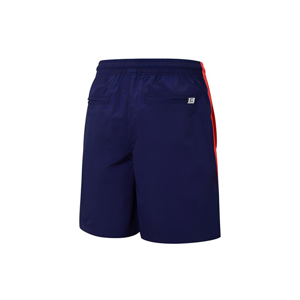 Puma Select MMQ Collection Colorblock Logo Повседневные шорты на шнурке Мужские брюки Оранжевый Розовый 537512-35