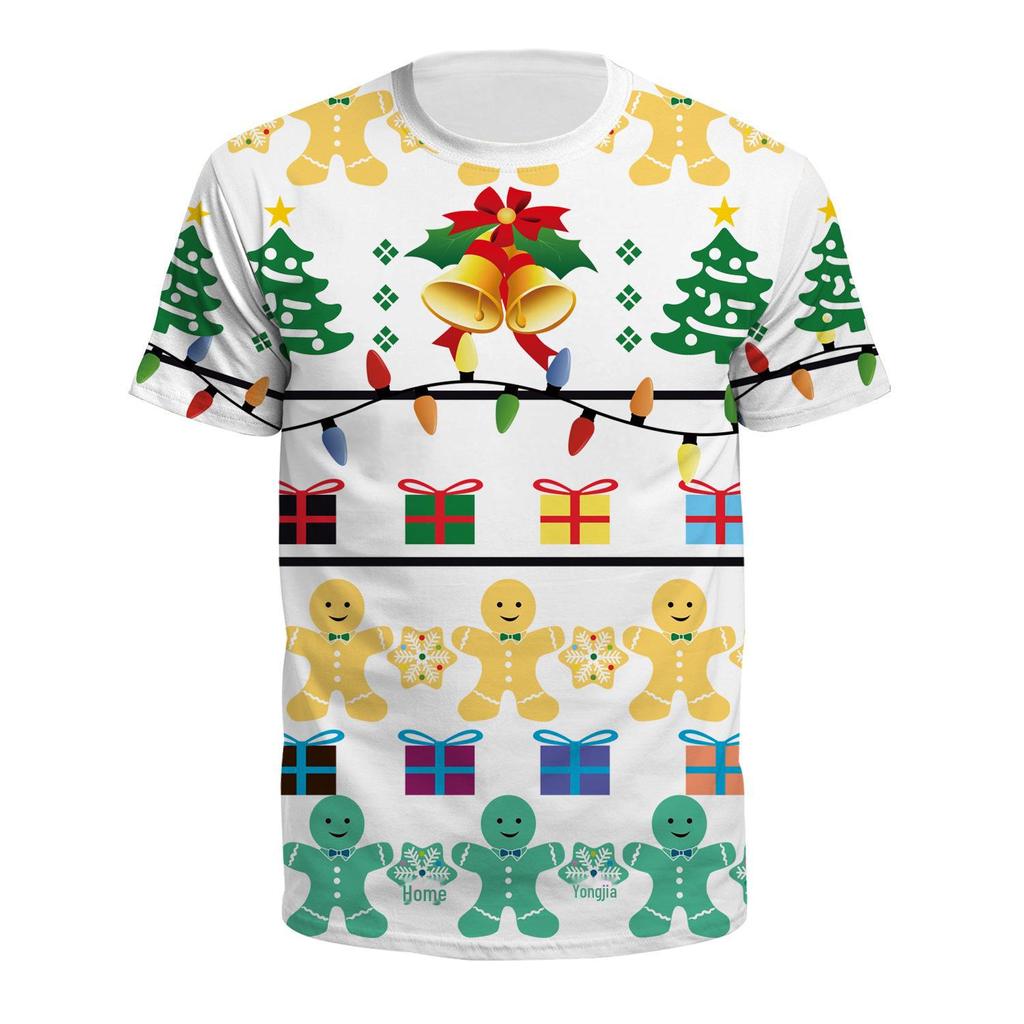 2024 Christmas Youth Short-Sleeved Couple T-Shirt