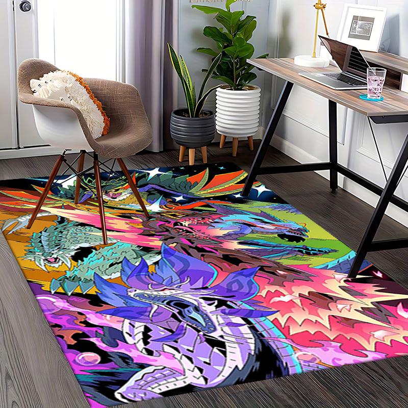 1pc Anime Dragon Chair Mat: Fantasy Office Decor Carpet for Anime Lovers - Perfect Gift for Any Season!T085