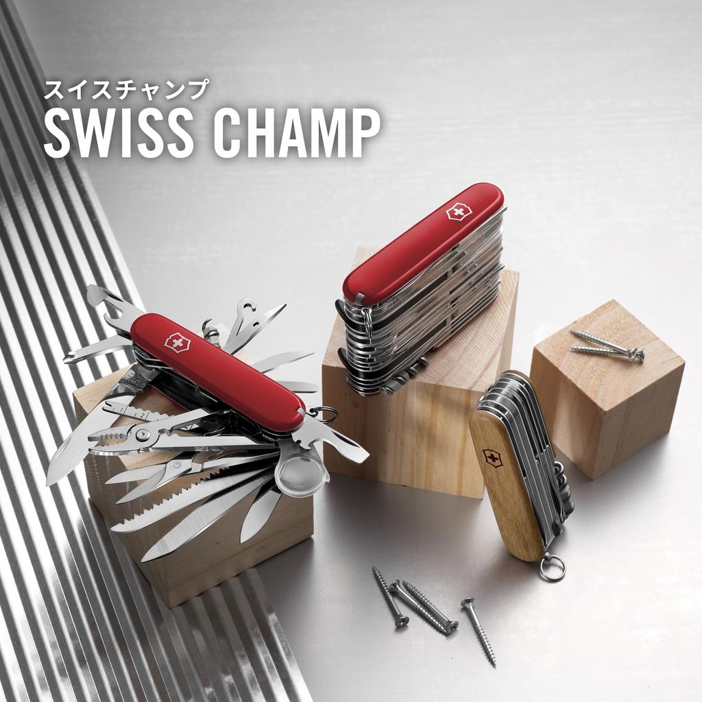 Victorinox Swiss Champ полупрозрачный красный швейцарский армейский нож многофункциональный нож товары для предотвращения стихийных бедствий походные плоскогубцы ножницы с лупой